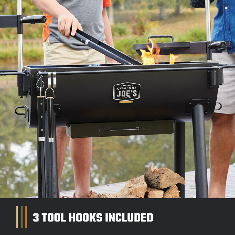 Oklahoma Joe's Firecraft Series Open Fire Barrel Charcoal Grill